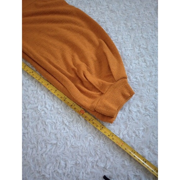 H&M Women’s Mustard  Basic  Blouse 3/4  Sleeve Sz M - Picture 9 of 10